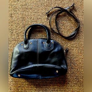 Genuine leather satchel/crossbody bag by Tignanello